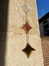 Handgefertigte irisierende Glas Sterne | Slow Fashion Deko